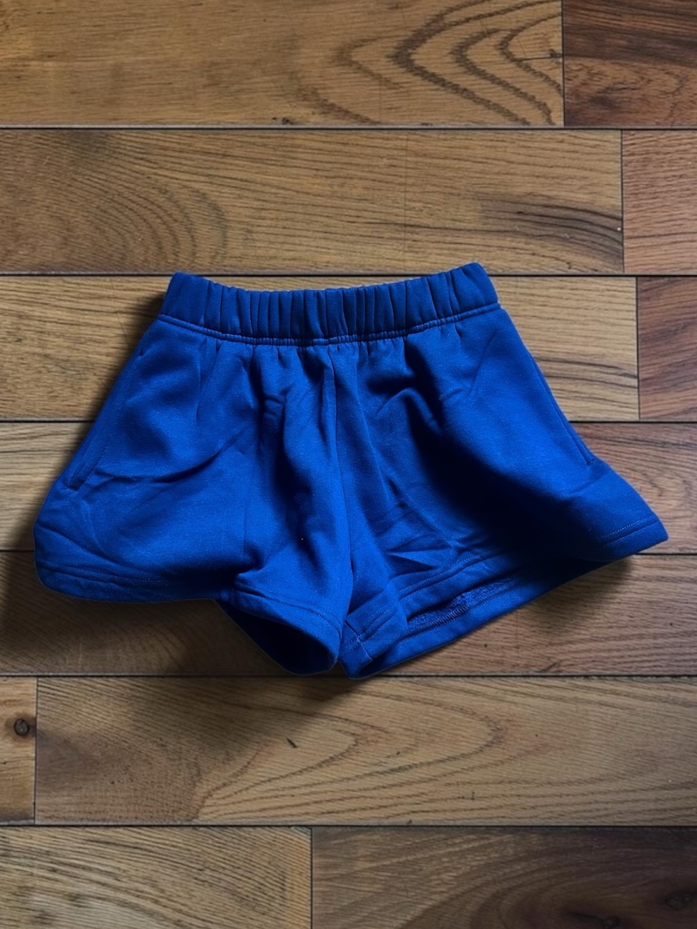 Althlemon Blue Fleece Sweat Shorts Size S